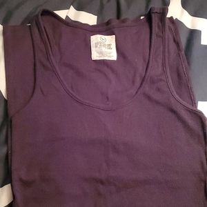 VS Pink- black tank top
